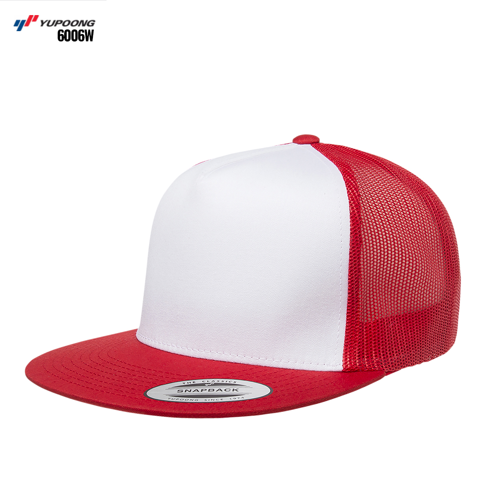 Yupoong Trucker Caps - White Panel