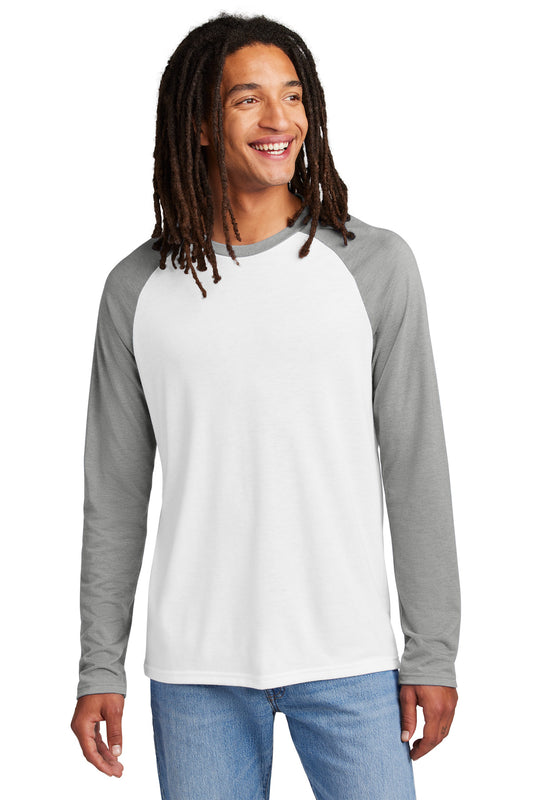 Allmade ®  Unisex Tri-Blend Long Sleeve Colorblock Raglan AL6009