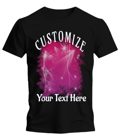 Customizable Bootleg Style T-Shirt